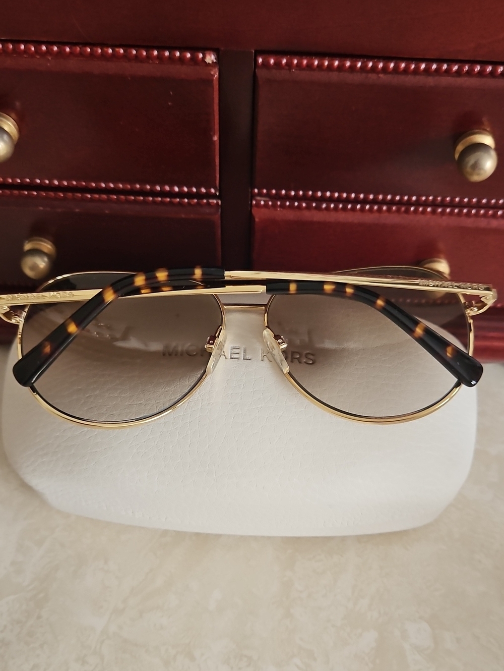 Michael Kors MK5009 Rodinara Aviator Sunglasses.
